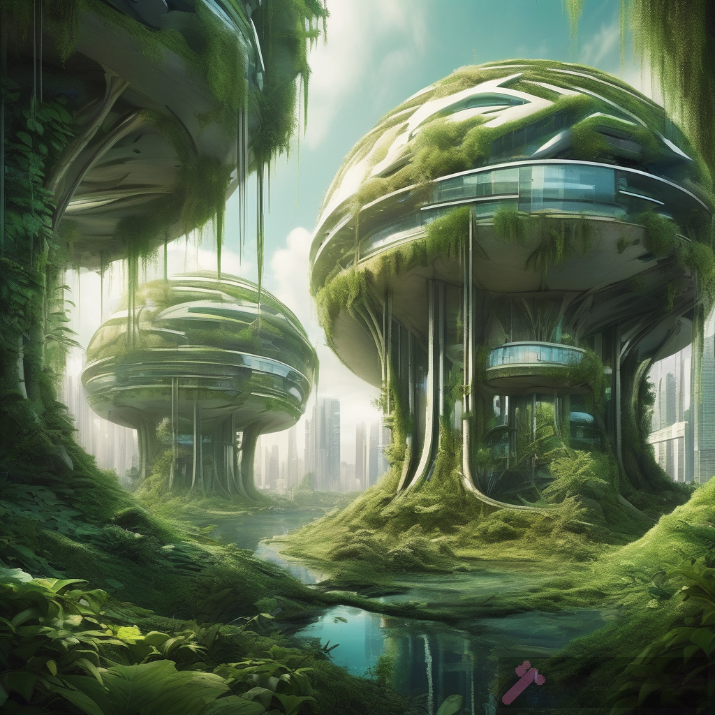 Nature's Takeover: The Unexpected Beauty in a Futuristic City