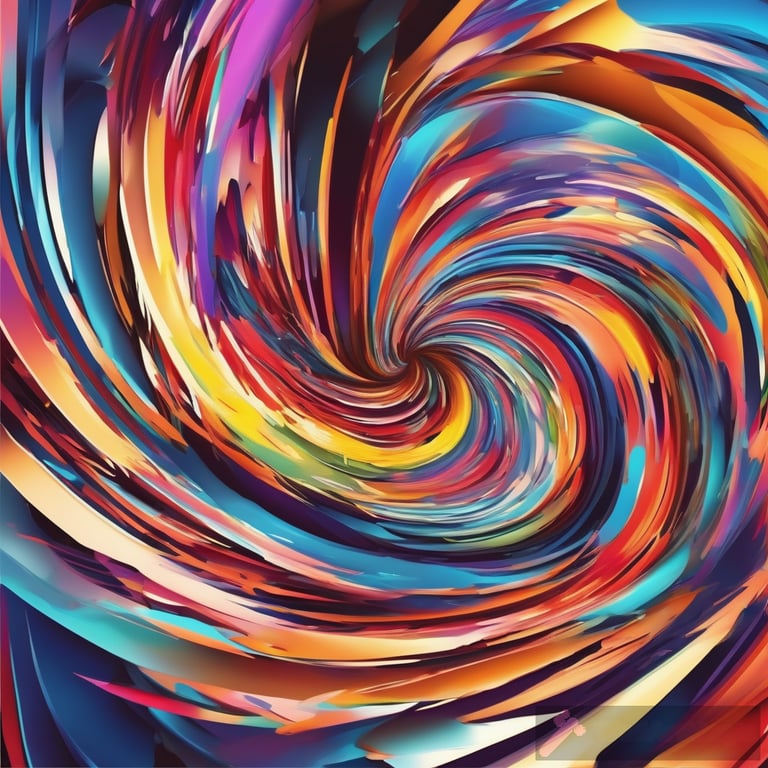 abstract stunning art colorful