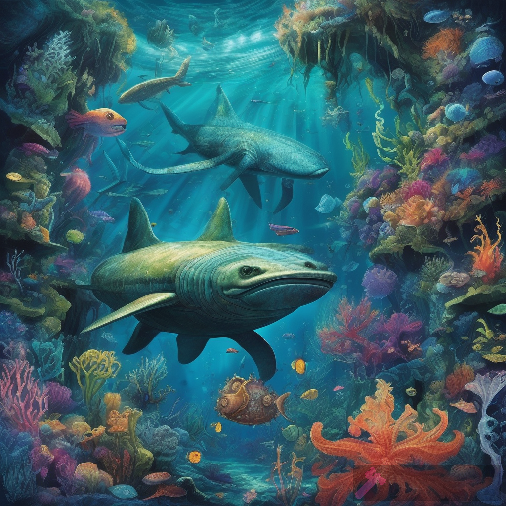 Unveiling the Enigmatic Beauty: Creating Artwork of the Underwater World