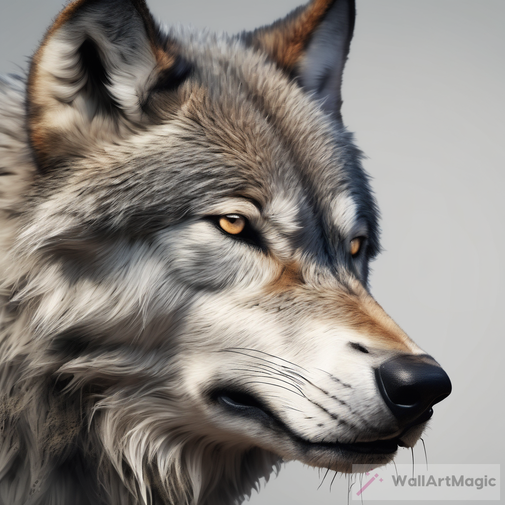 Hyper-Realistic Wolf Howls: Breath Steam and Enchanting Melodies