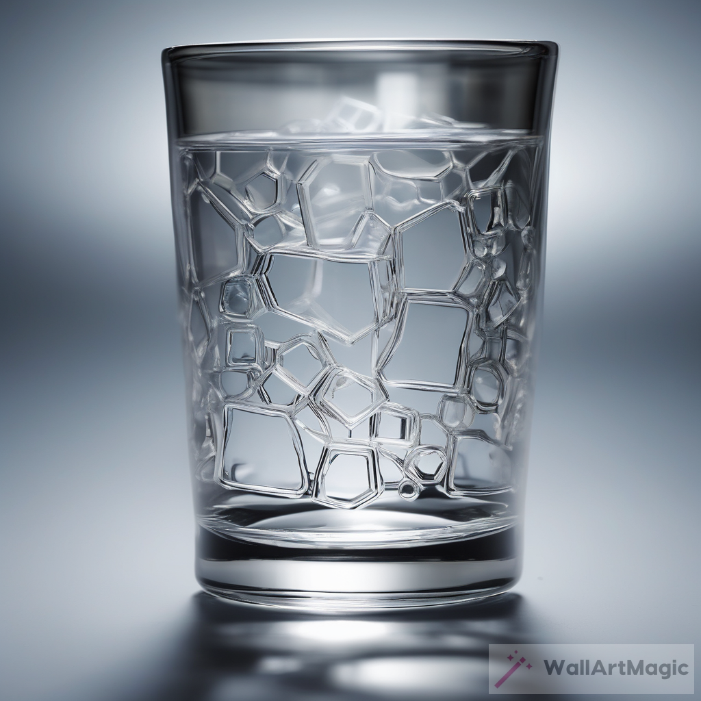 Captivating Fusion: Designer Glass with Platinum and Scientific Element Photography