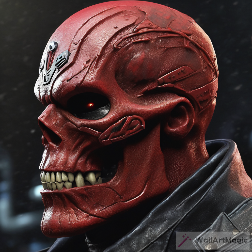 The Ultra Realistic and Attention to Details of Red Skull - Marvel's Most Sinister Villain