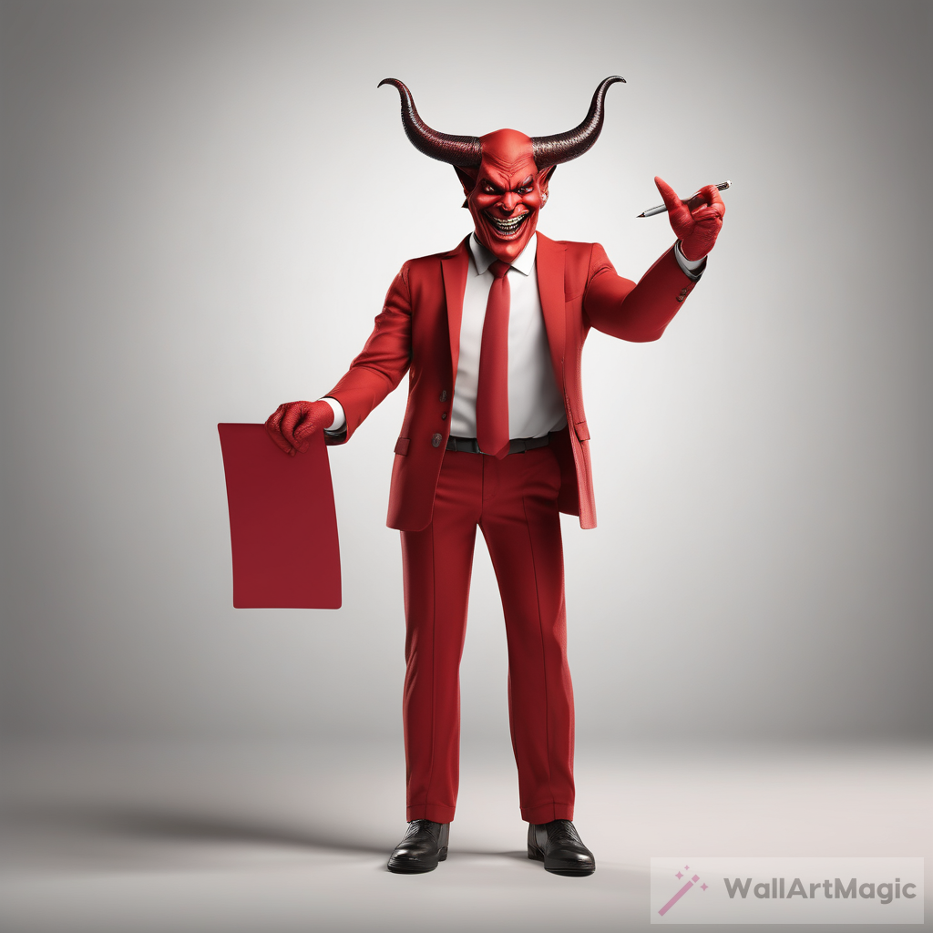 The Devil's Photorealistic Studio Style: Temptation, Power, and Intrigue