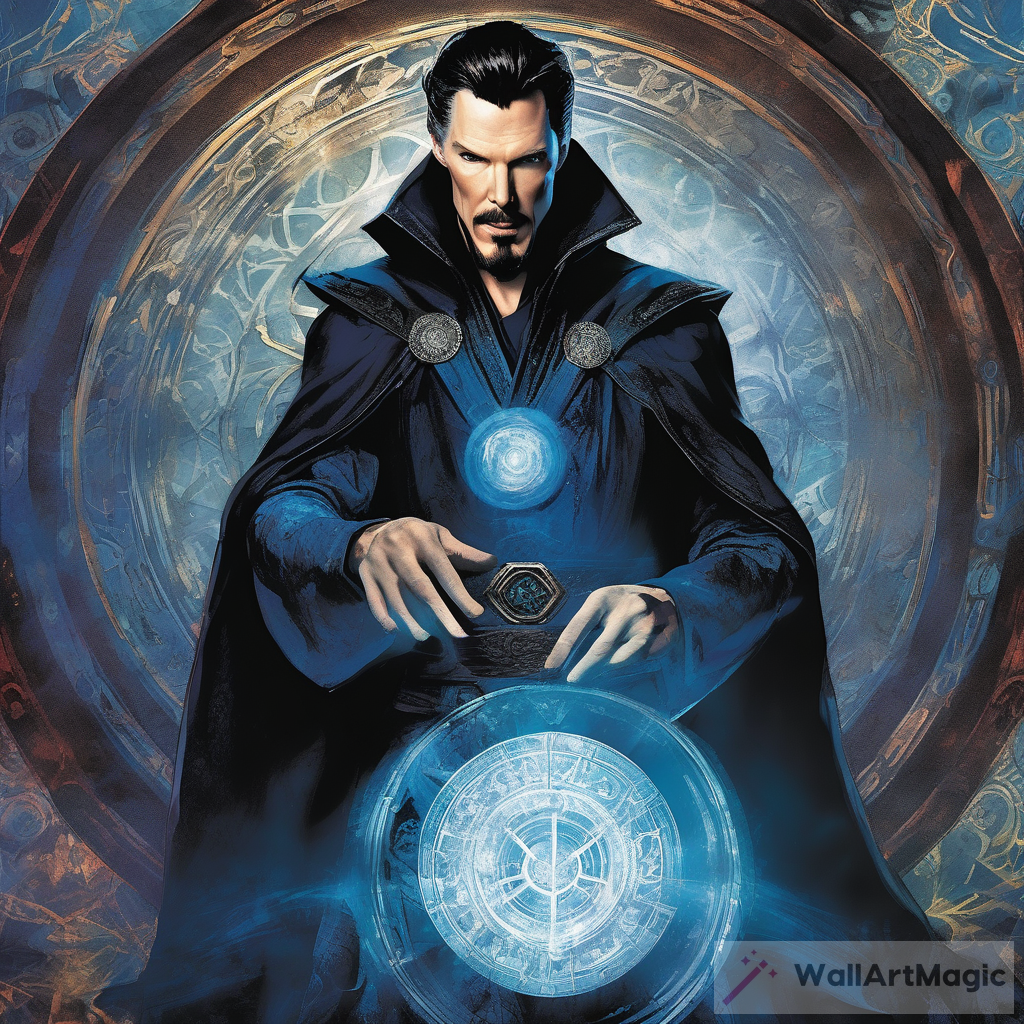 Enigmatic Sorcerer: A Marvel-Inspired Artwork by Arthur Tudor