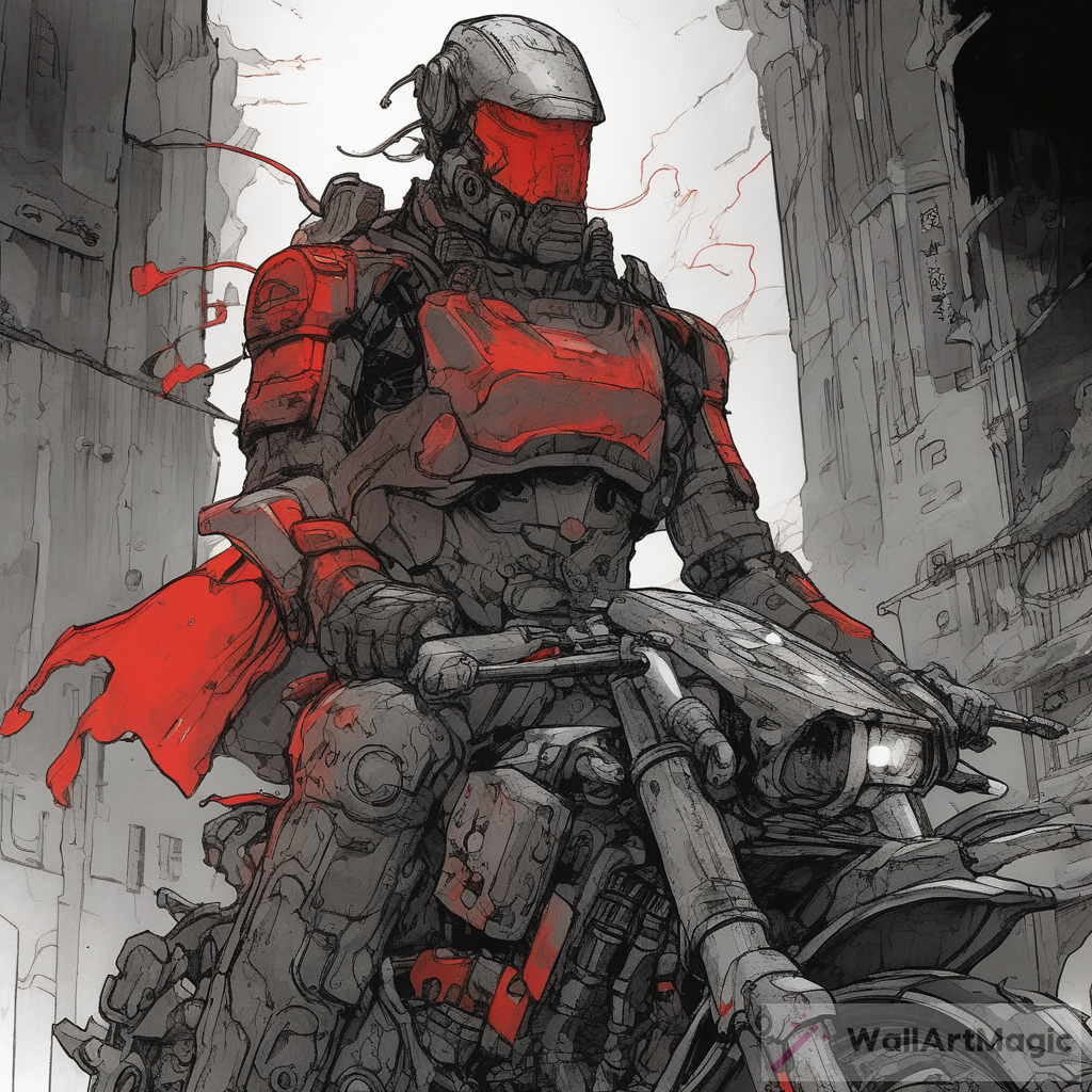 Dystopian Rider: Futuristic War Gear of Wars