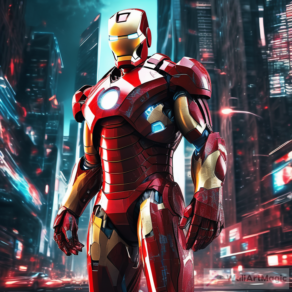 Iron Man: The Iconic Cyberpunk Avenger