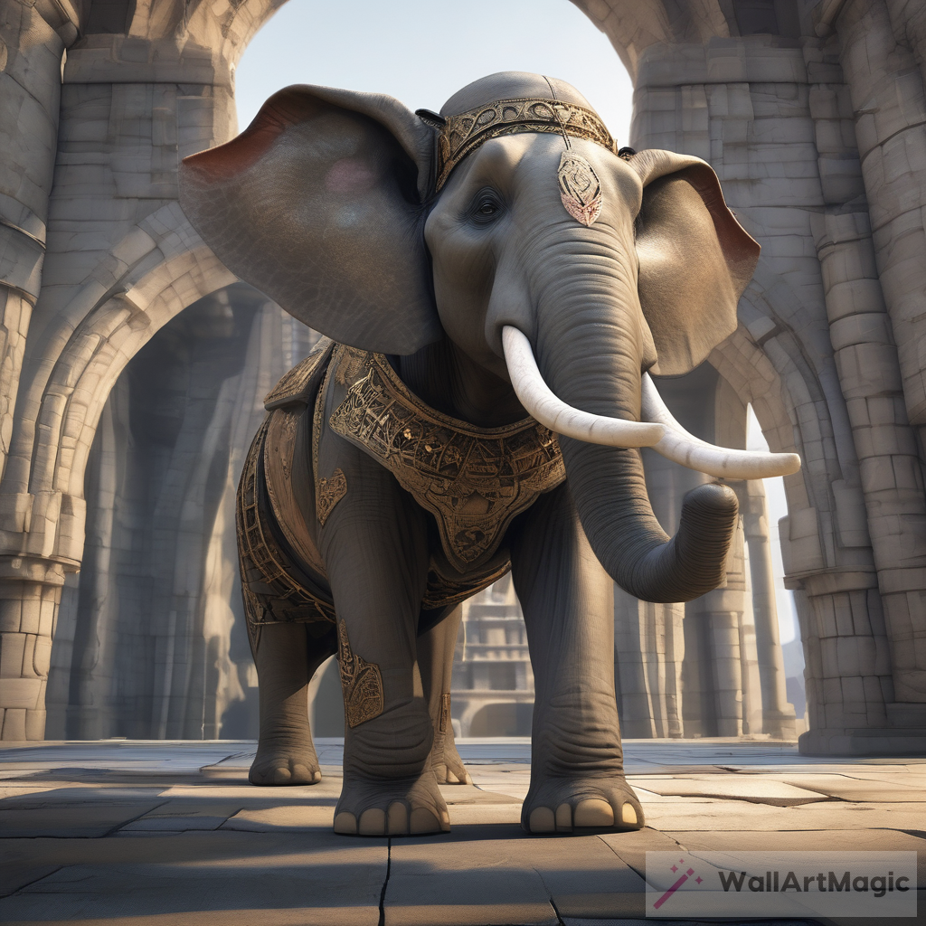 Professional Avatar for Bot Named Safeguard - Photorealistic Elephant
