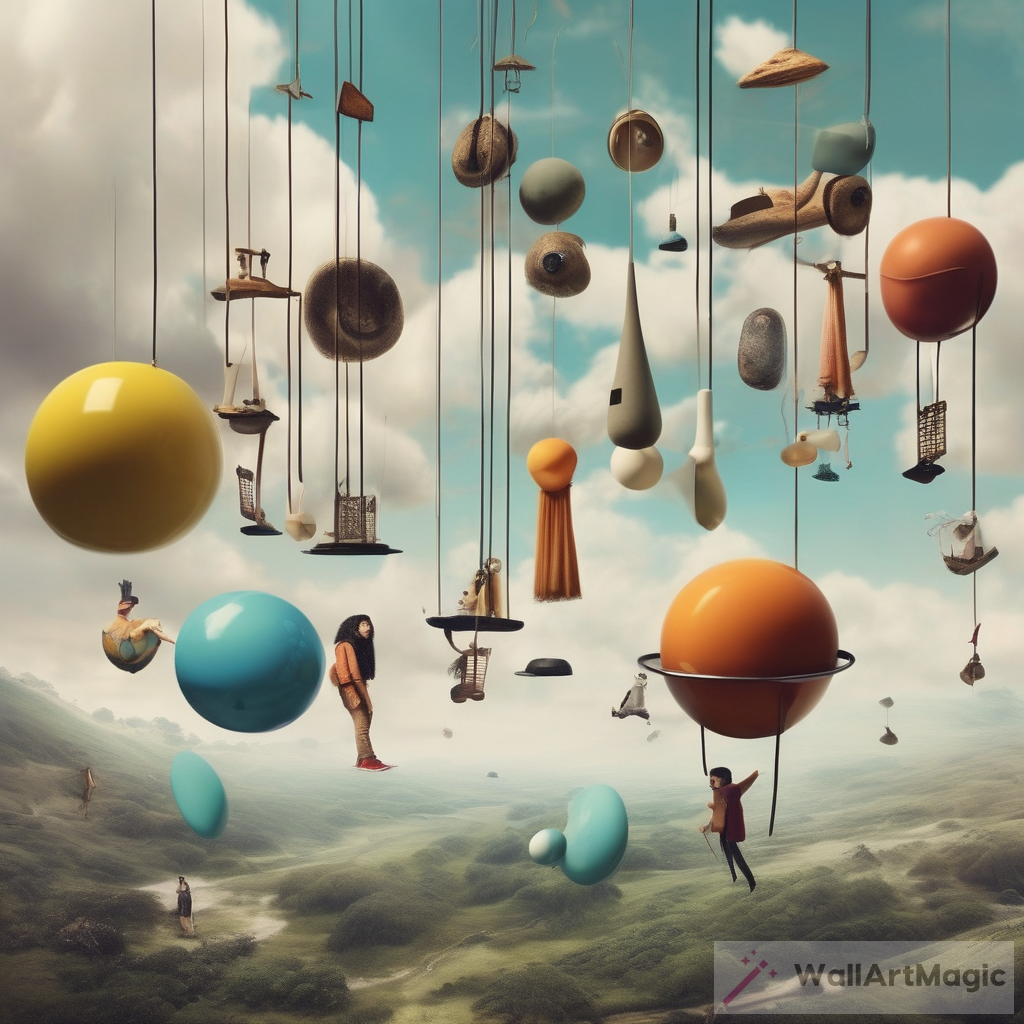 Wonder and Curiosity Unveiled: Surrealist Dream World Artwork