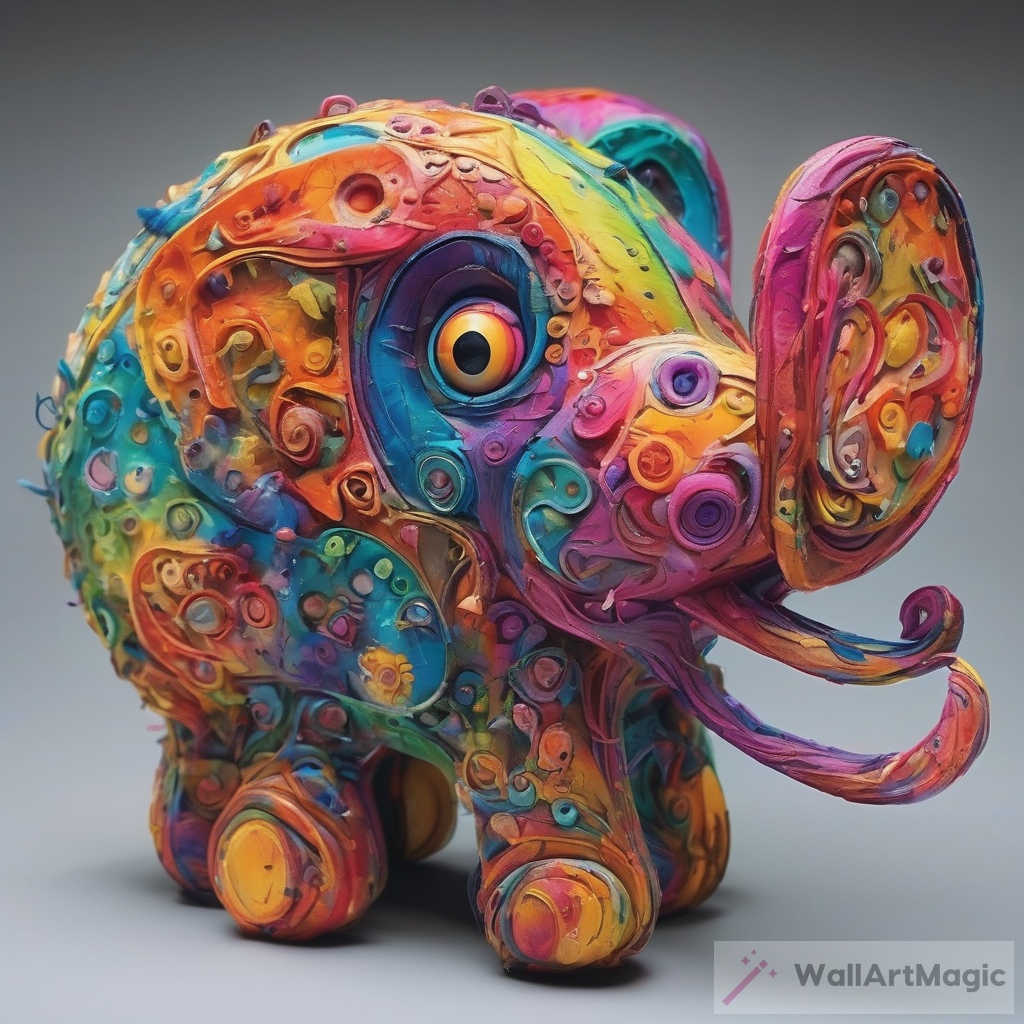 Transforming Everyday Objects with Color: A Vibrant Art Showcase