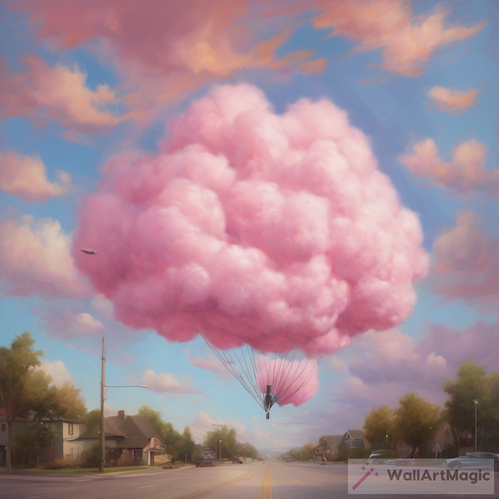 Floating Through a Cotton Candy Sky: Capturing the Essence of an Artistic Journey