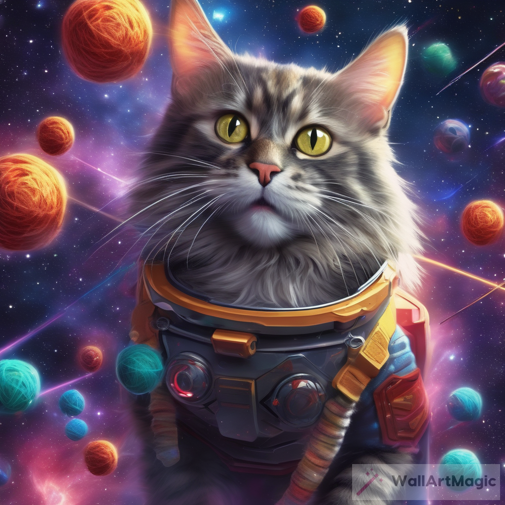 Cosmic Adventures: Superhero Cat vs. Space Mice