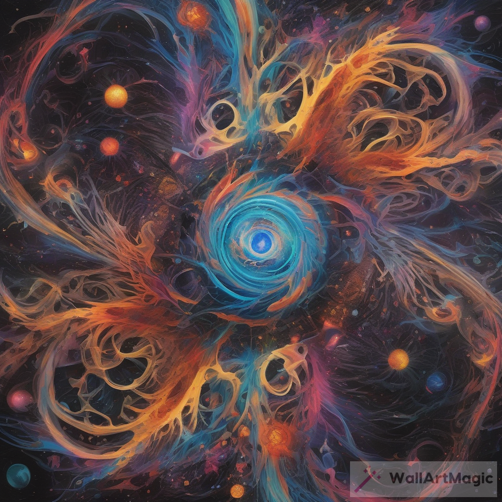 Creating Art: The Collision of a Supernova and a Microscopic Organism