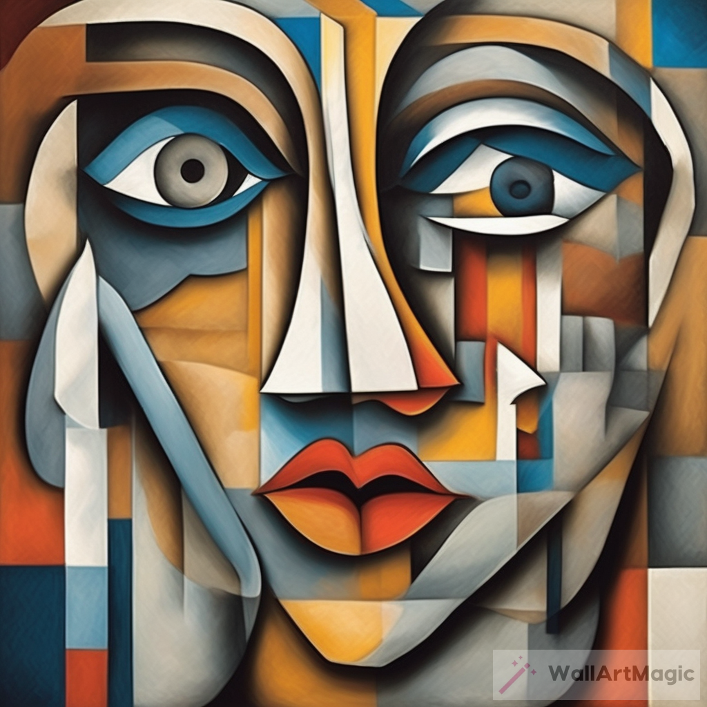 Create a Mesmerizing Artwork in the Style of Cubism: Exploring Melancholy and Introspection