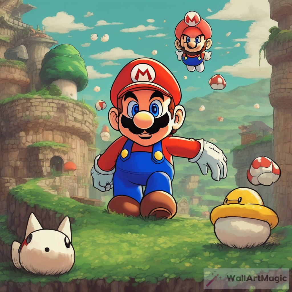 Super Mario: A Studio Ghibli-Inspired Adventure