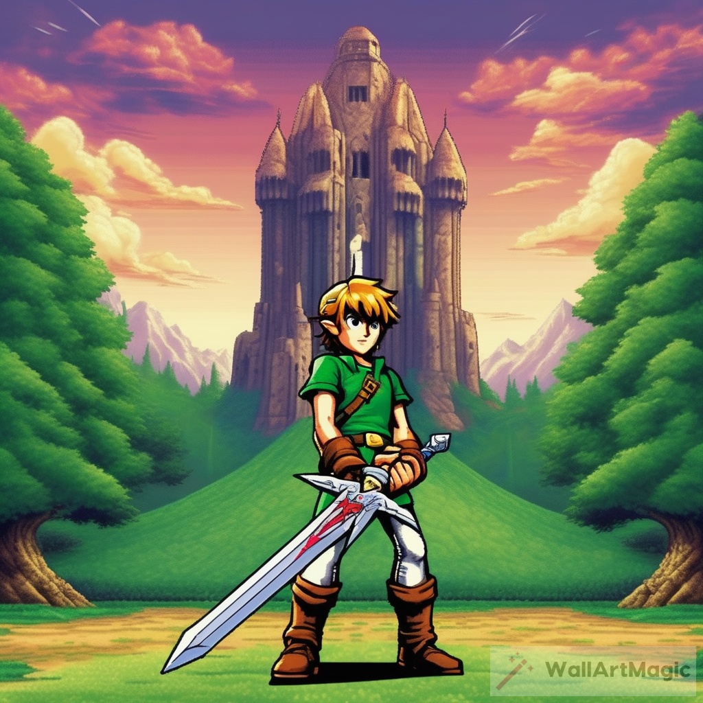 16-Bit Video Game Mashup: Scott Pilgrim Meets The Legend of Zelda's Master Sword