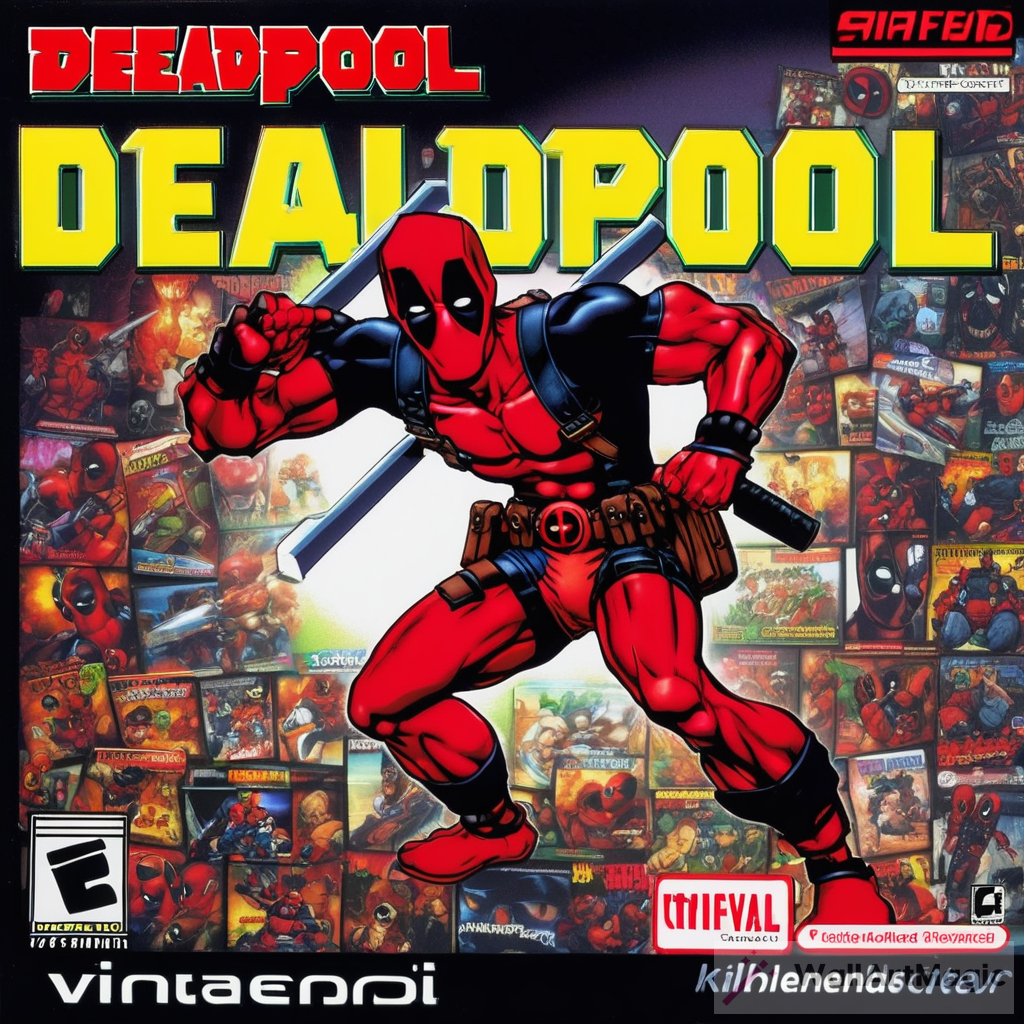 16-Bit Deadpool: Box Art for a Super Nintendo Video Game