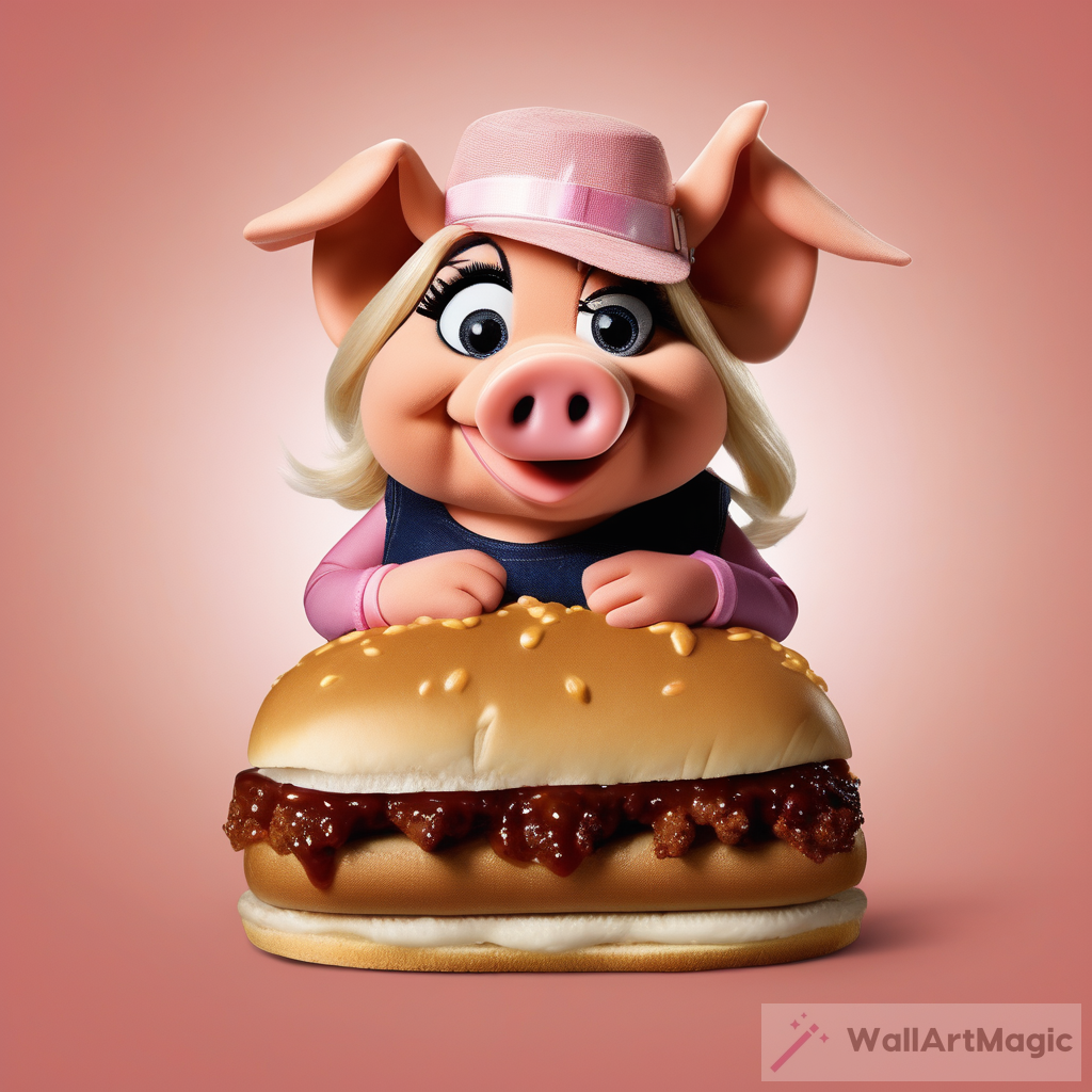 Little Miss Piggy Promotes the New McRib