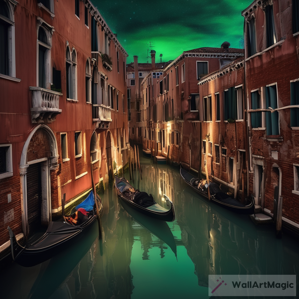 Exploring Venice Under a Bioluminescent Sky