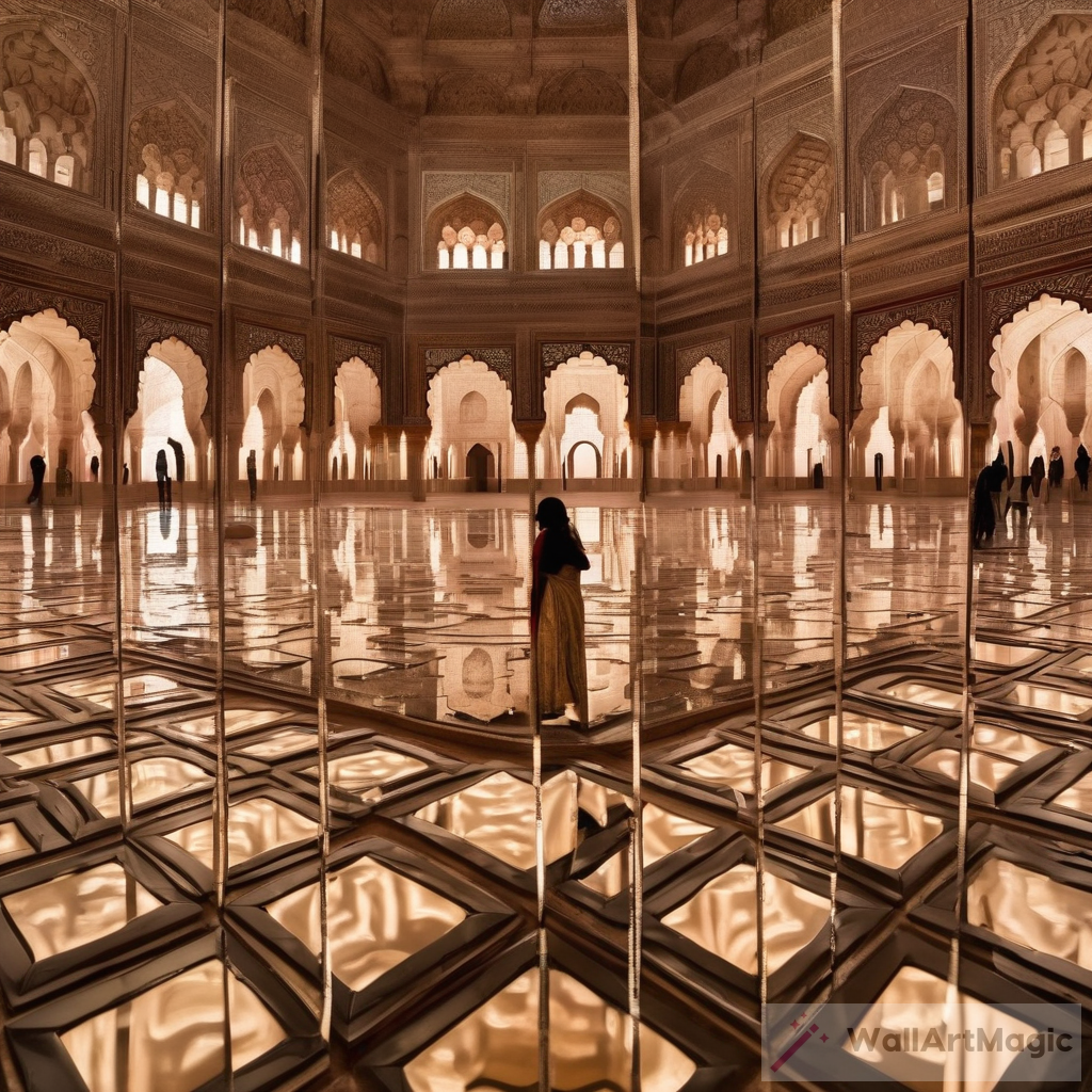 A Labyrinth of Mirrors at the Taj Mahal