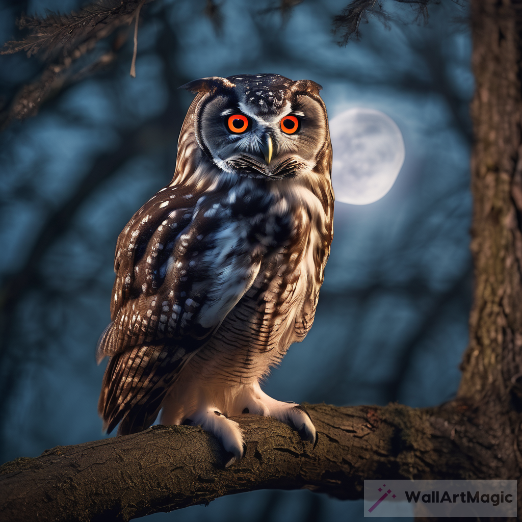 Capturing the Enchanting Nocturnal World: A Detailed Full Scene Macro Photography