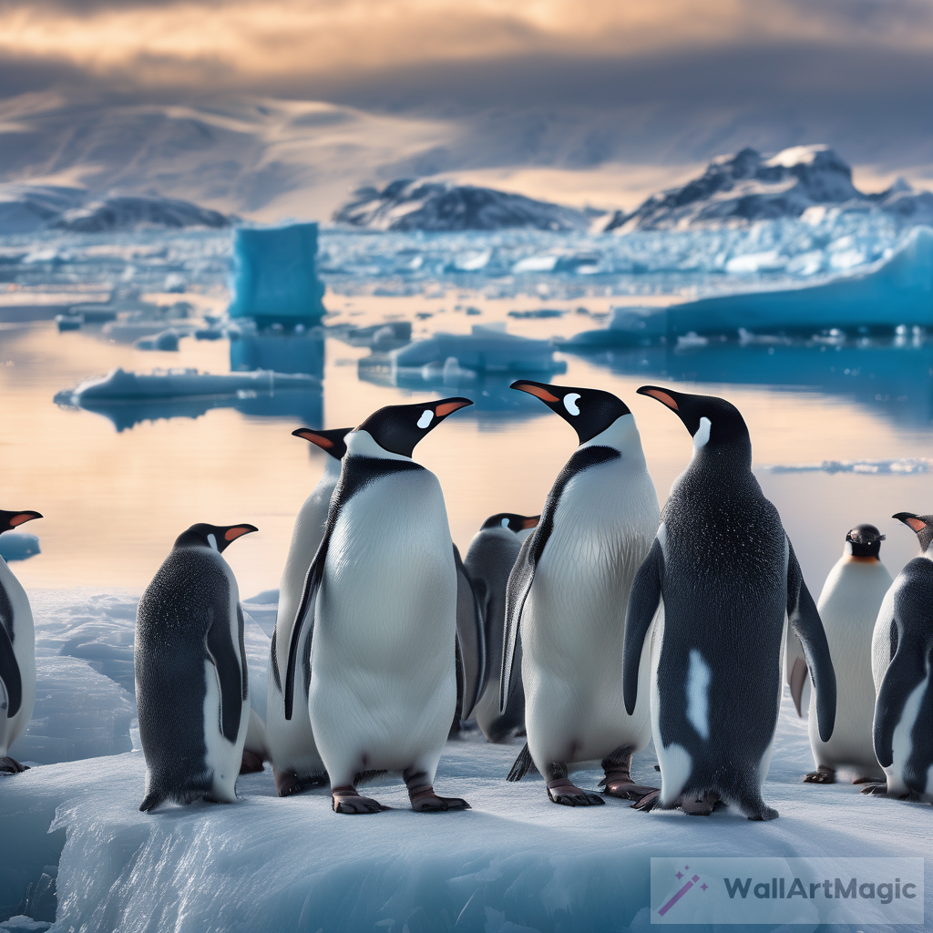 Capturing the Beauty of the Penguin Colony in Antarctica