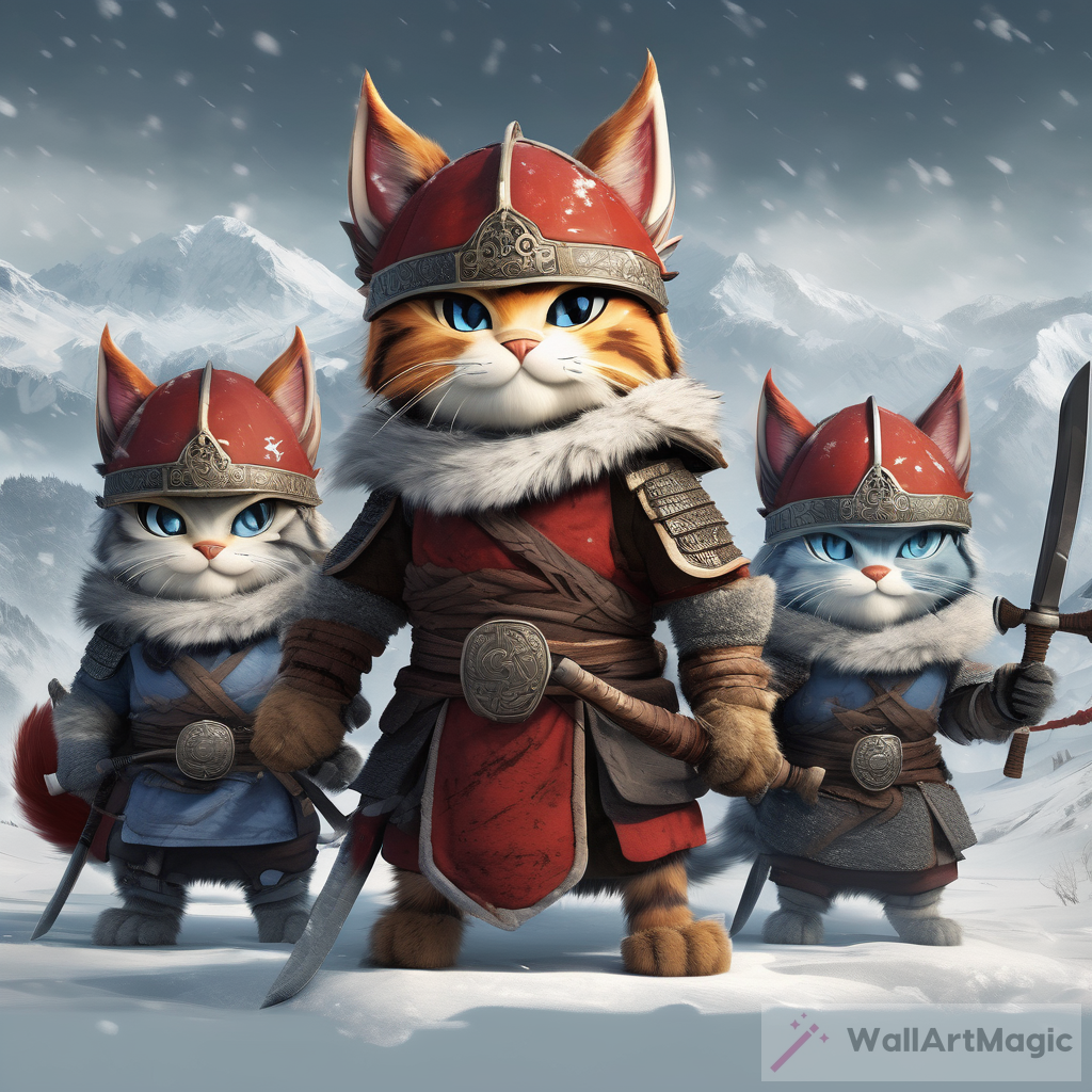 The Ultimate Showdown: Viking Cats vs. Samurai Cats