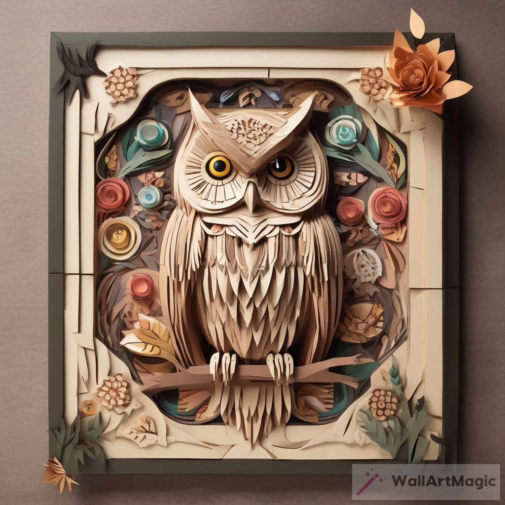Exploring the Enchanting World of Wise Owl Kingdom's 3D Craft Art
