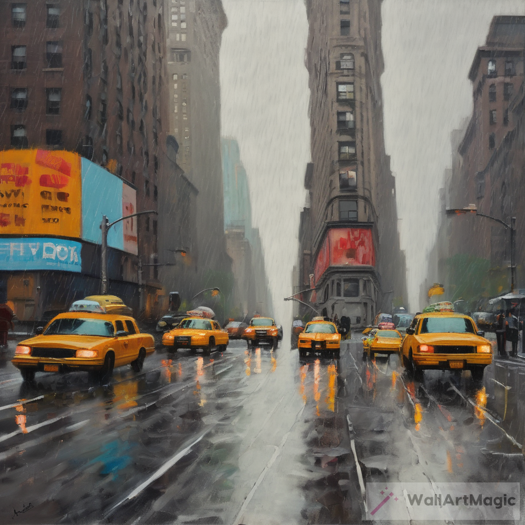 Exploring Wassily Handinsky's Rainy Day in NYC