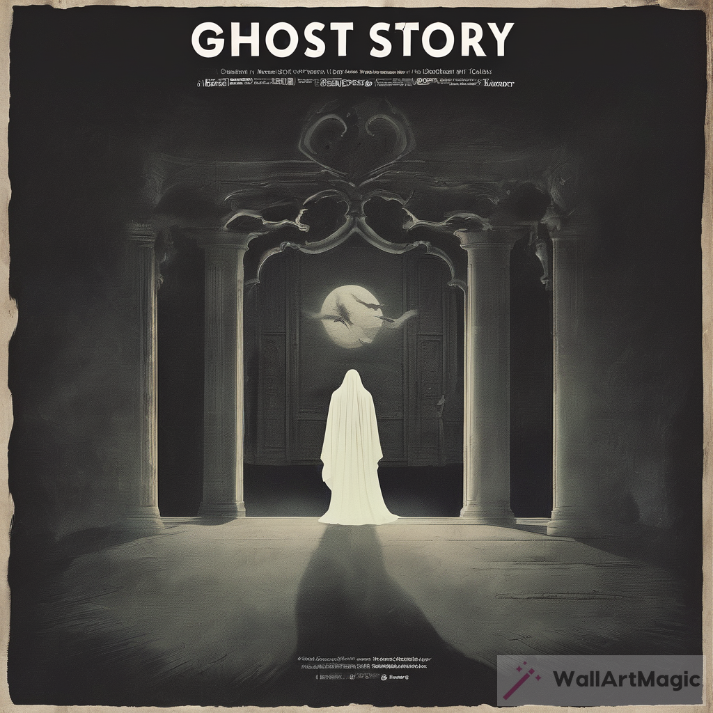 Haunted Whispers: A Ghostly Journey - Movie Poster Art