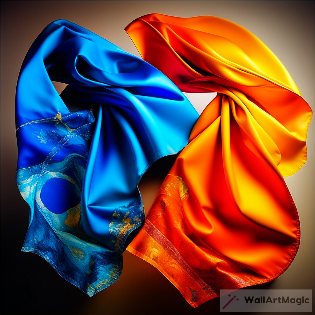 The Dance of Two Silk Scarfs: A Modern Art Spectacle