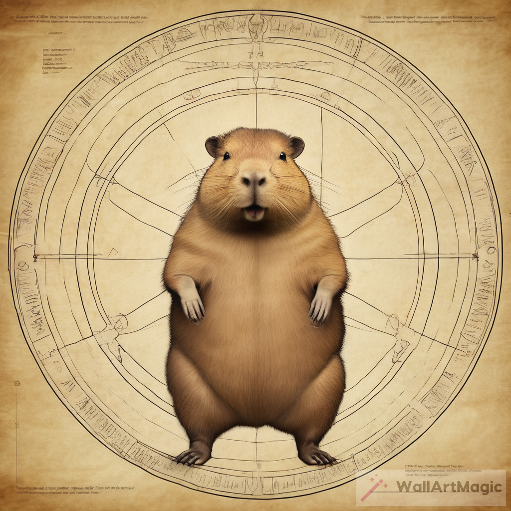 The Unique Interpretation: Vitruvian Man as Capybara