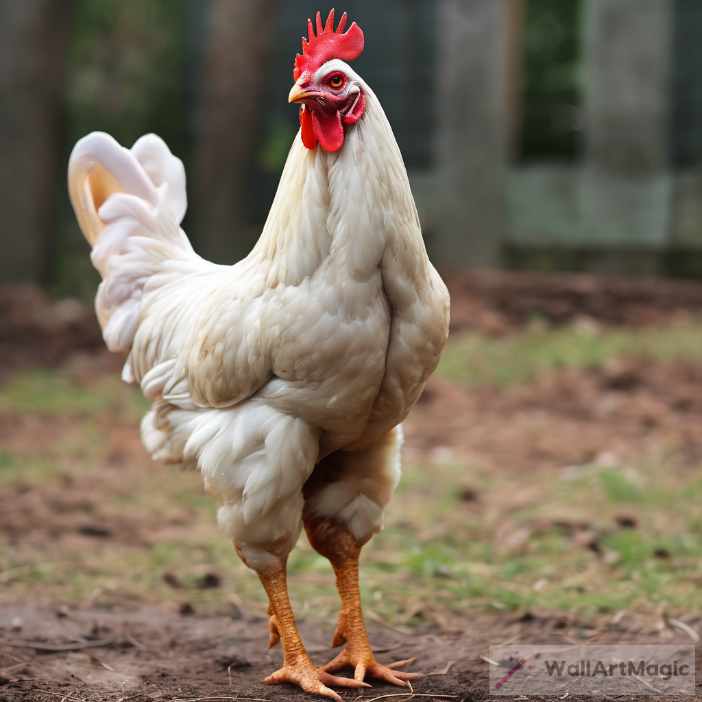 Alive Chicken with four Legs - Exploring the Unique Art Form