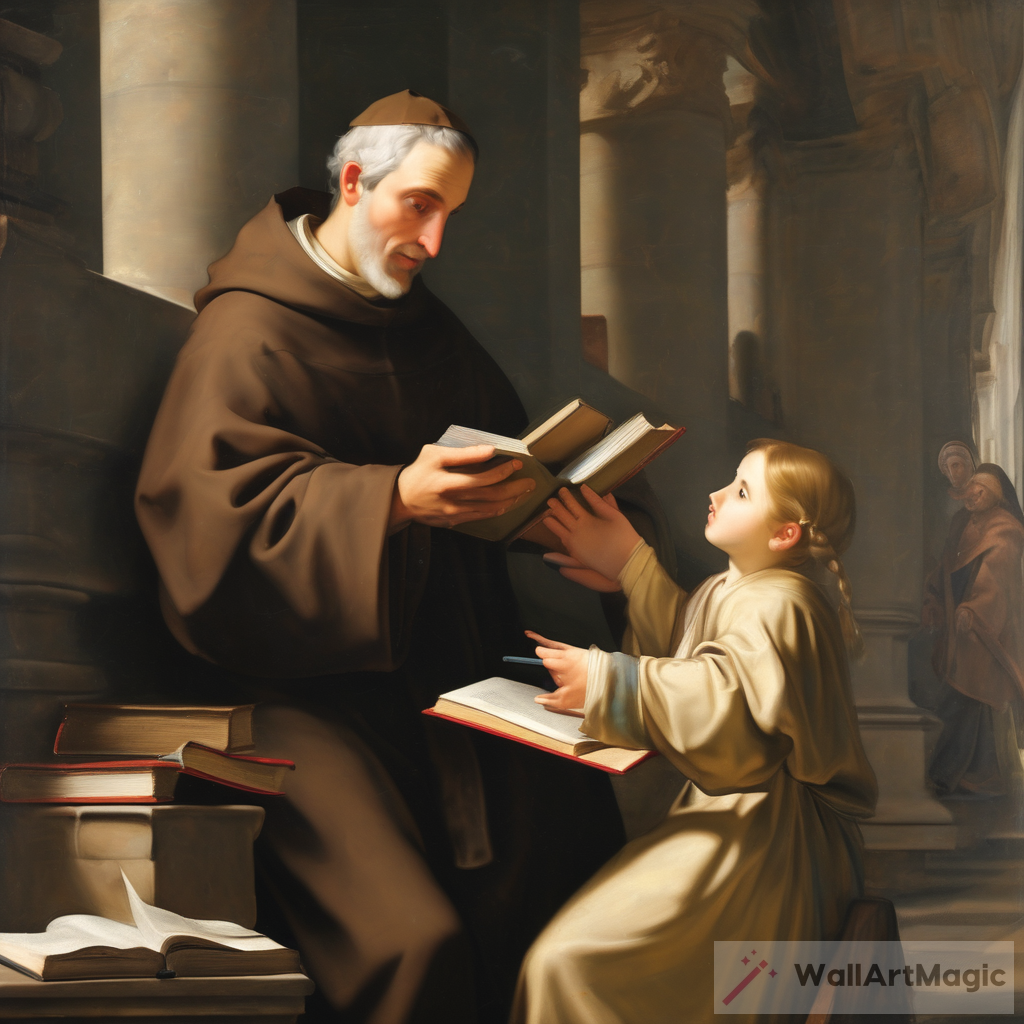 The Story of Saint Antonius of Padua and the Studying Girl