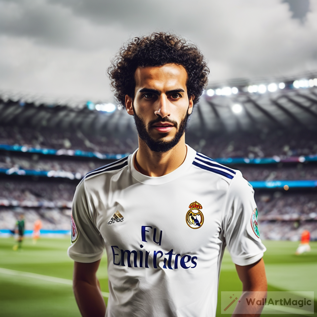 The Art of El Azzouzi 8K: A Stunning Depiction of Real Madrid's Number 9 Player