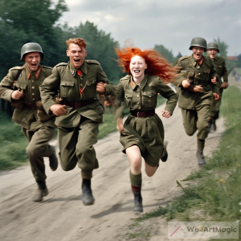 The Chase: A Captivating Story of German Soldiers and a Girl with Red Hair in 1944