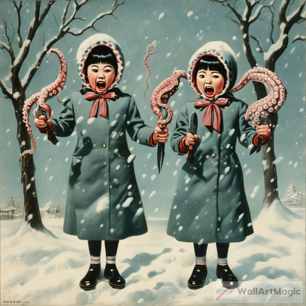 Surrealist Dadaist Art: The Haunting World of Japanese Twins