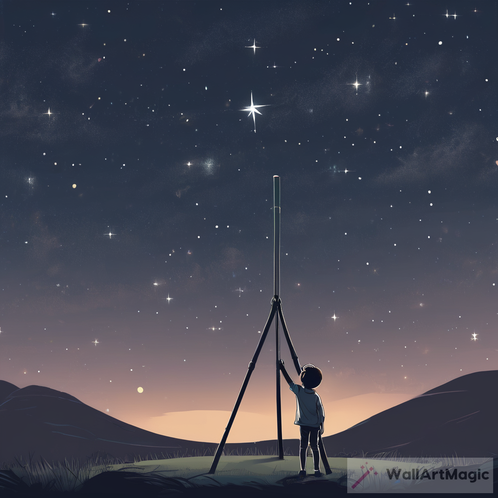 Exploring the Night Sky: A Kid's Quest to Find the Pole Star