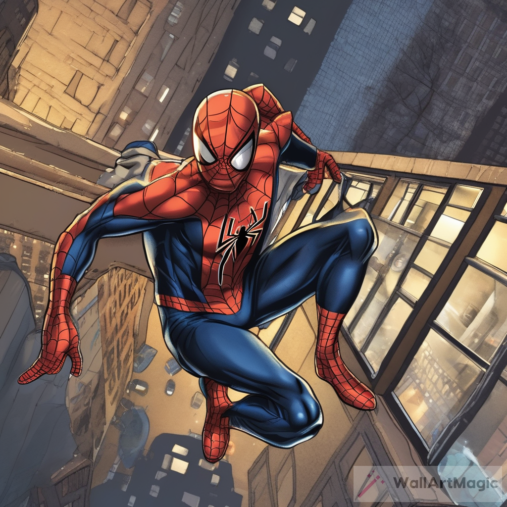 Spiderman in Jacket: A Marvelous Artistic Interpretation