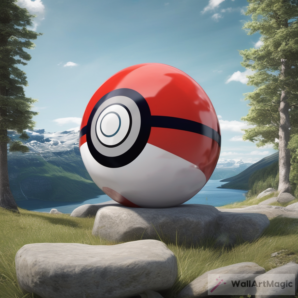 Pokemon Pokeball Inspired by Norway: A Fusion of Nature and Art