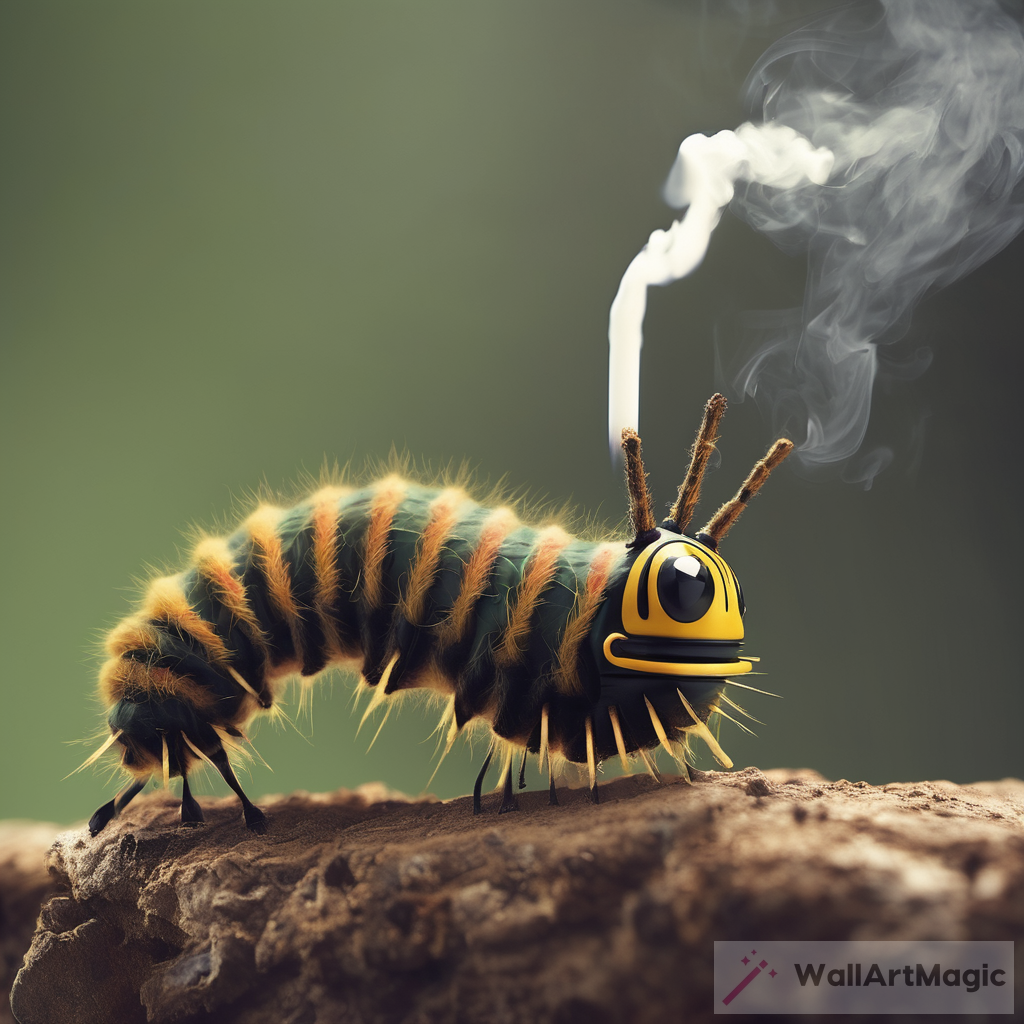 The Art of the Curious Caterpillar: A Smoking Surprise