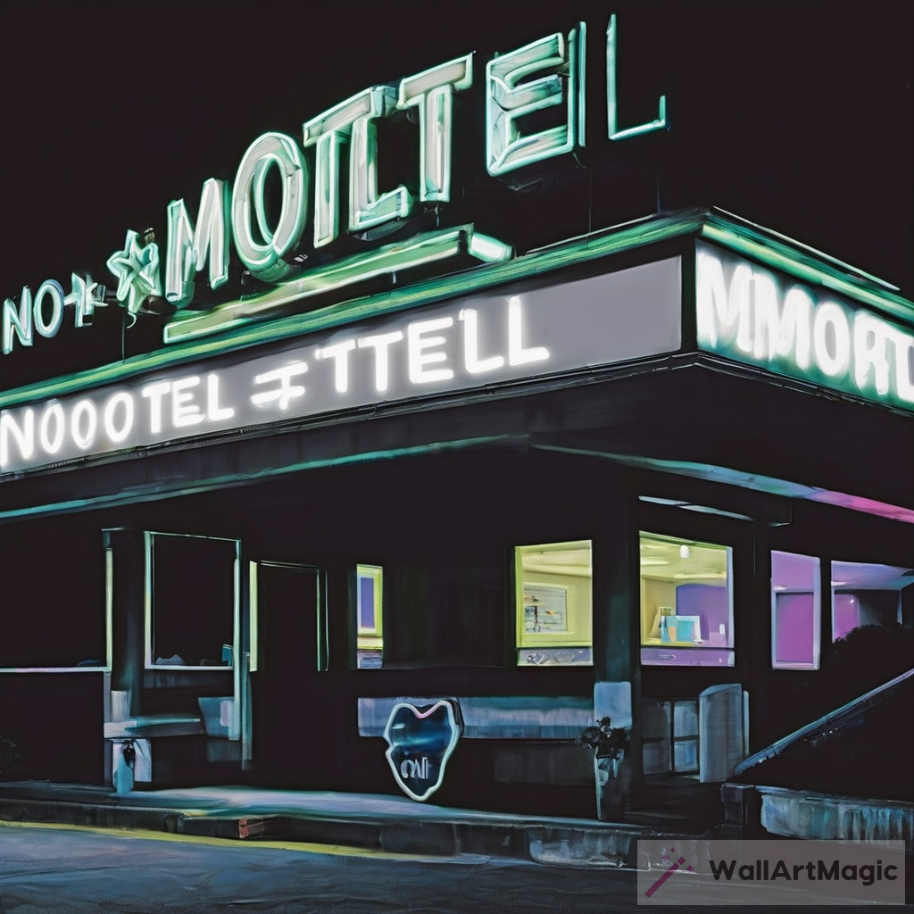 Exploring the Enchanting Atmosphere of the No Tell MMotel at Night