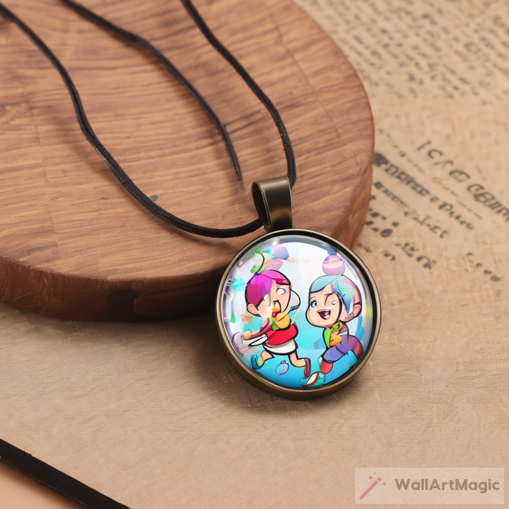 The Colorful World of Cartoon Glass Necklaces