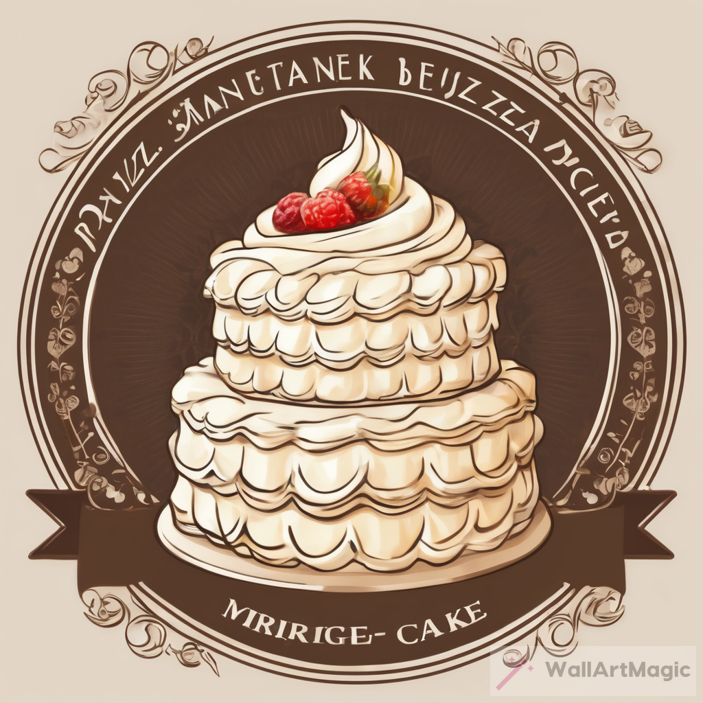 Discovering the Sweet World of Przystanek Beza through a Meringue Cake Logo
