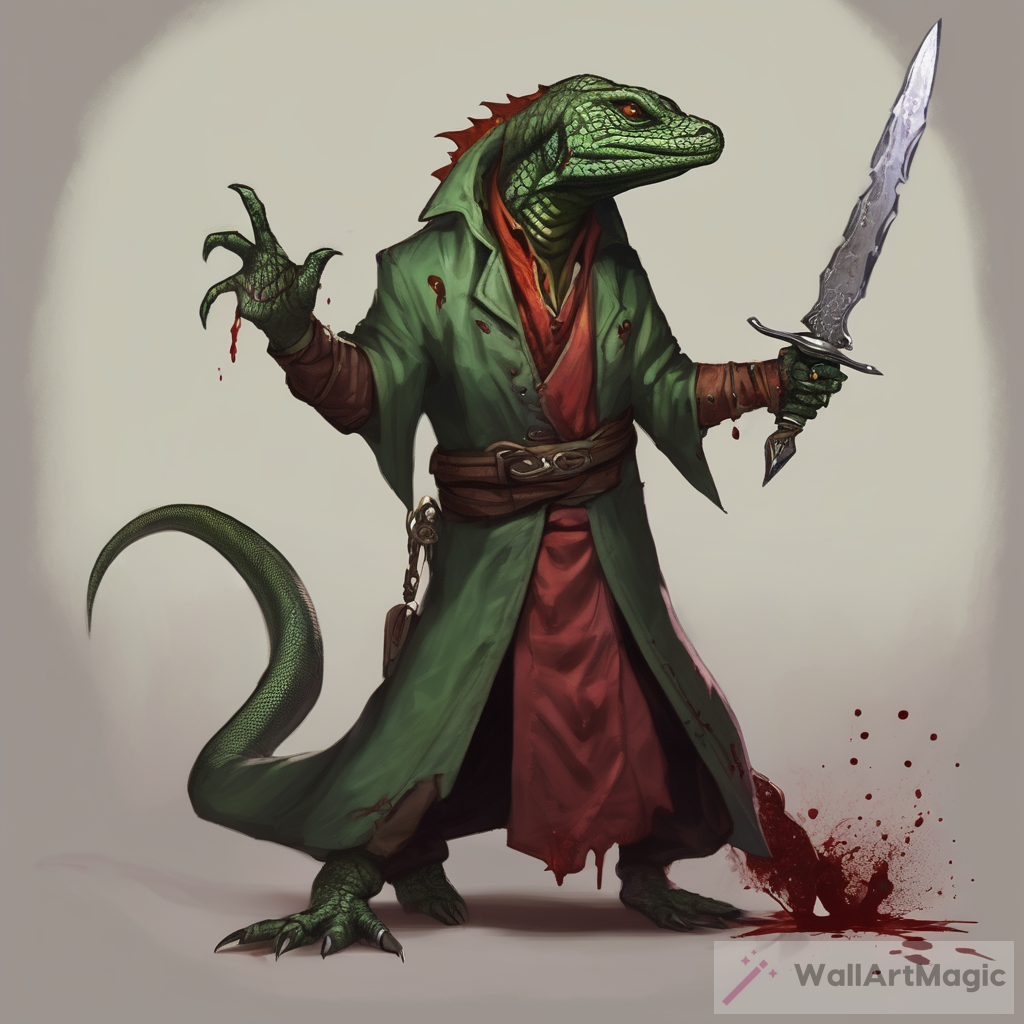 The Deadly Dance of the Human Lizard Assassin and the Blood Mage