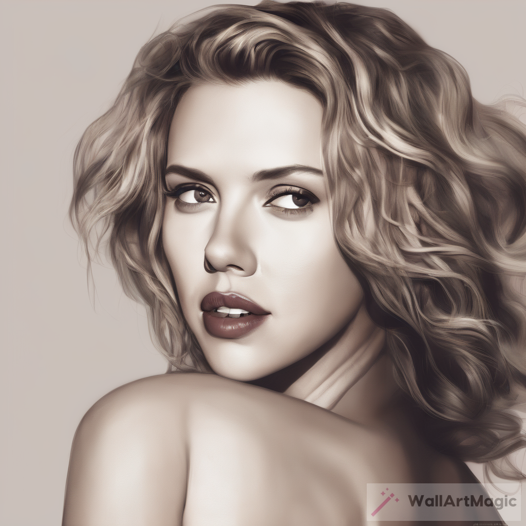 The Beauty of Scarlett Johansson: An Artistic Tribute