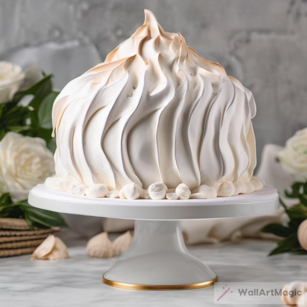 The Sweet Delight of a Homemade Meringue Cake