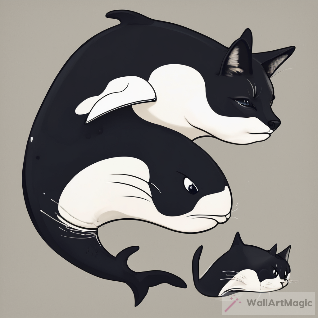 The Majestic Encounter: Orca and Cat