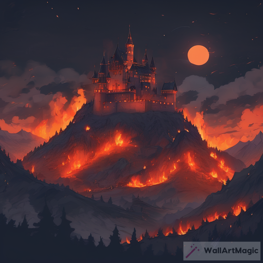 The Enchanting Castle on the Fiery Mountain
