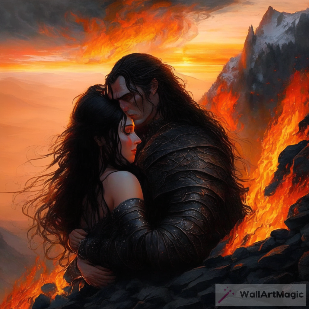 The Fiery Embrace: A Tale of Siegfried and Brunhilde