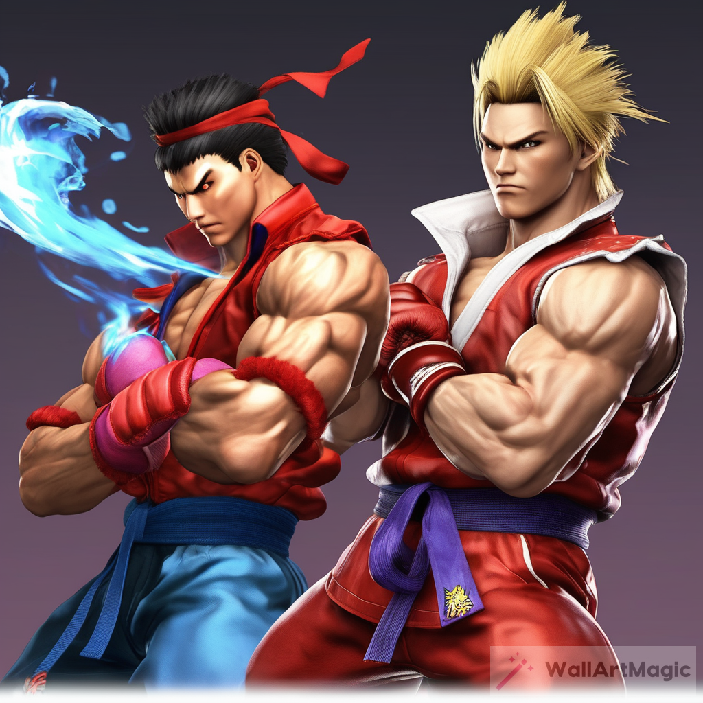 The Epic Battle: Ken vs King - A Clash of Street Fighter and Tekken!